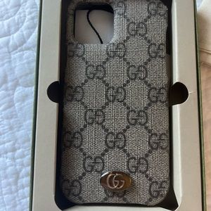 Authentic Gucci iPhone 11/12 phone case—used